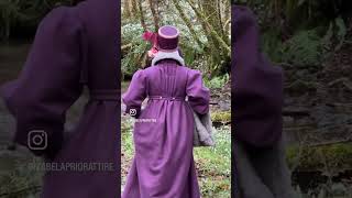 A new redingote, snowdrops and the versatility of a muff….. #regency