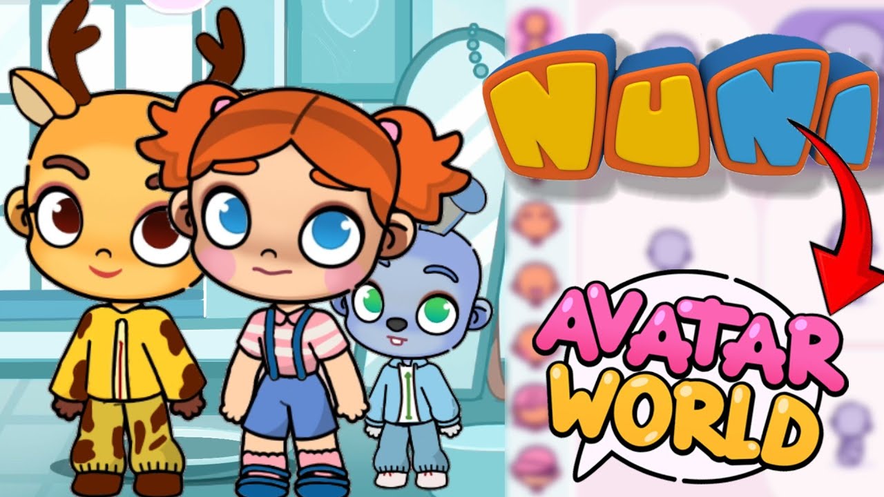 NEW HOW TO MAKE NUNI CHARACTERS IN PAZU AVATAR WORLD 🌍🎮 - YouTube