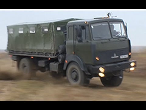Военное обозрение. 14.11.2013. Экстремальное вождение МАЗа
