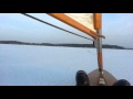 Dn ice boating on clear lake ind usa