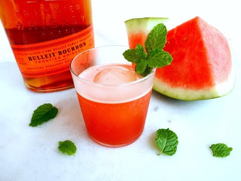 cocktail-recipe:-watermelon-bourbon-smash-by-everyday-gourmet-with-blakely