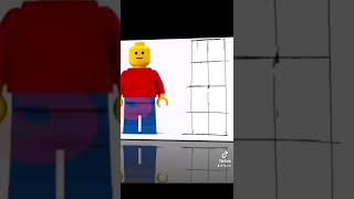 How to draw a Lego man #lego #legonan #legostarwars
