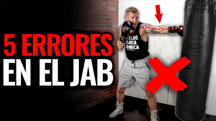 5 errores comunes en el jab que debes corregir para golpear mejor