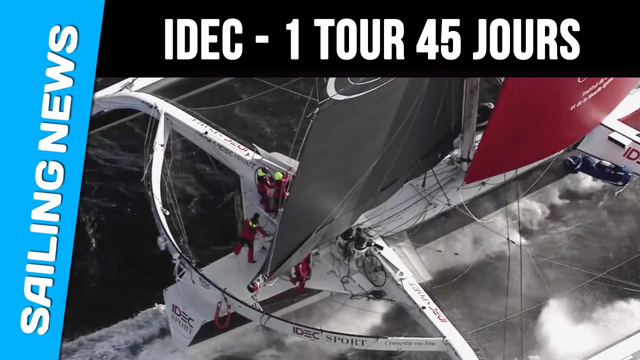 IDEC - 1 tour 45 Jours - Le Teaser Trophée Jules Verne