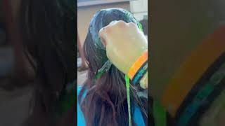 How To Remove Slime From Your Hair ???‍♀️ shorts