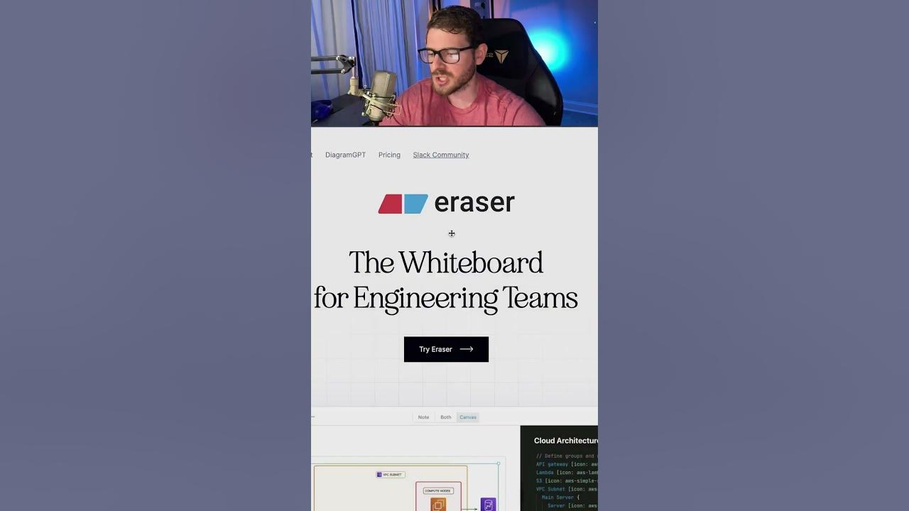 Eraser can now use AI to edit your diagrams https//eraser.io coding 