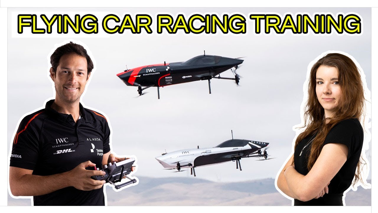 Senna vs. MaiOnHigh: Flying Car Racing at Airspeeder Training! | FPV