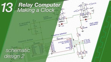 Relay Computer Clock - Ep13 - Schematic Design 2