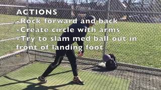 Pitching/Throwing Drill #2: Med Ball Diagonal Slams