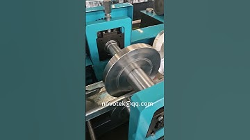 Automatic Punch for C Purlin Roll Forming Mill #rollformingmachine