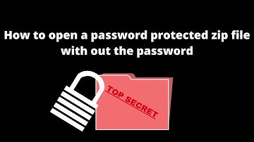 How to crack password protected zips