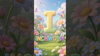 🐛🦌 I Is for Inchworm and Impala! 🌸 | Alphabet Song for Kids | ABC Nature Nuggets #shorts
