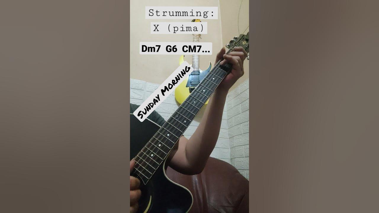Sunday Morning Tutorial Gitar Maroon  5 #shorts