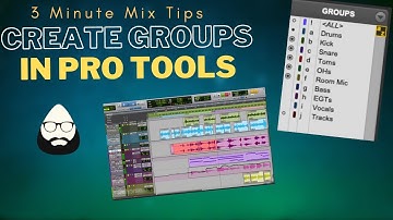 How To Create Groups in Pro Tools