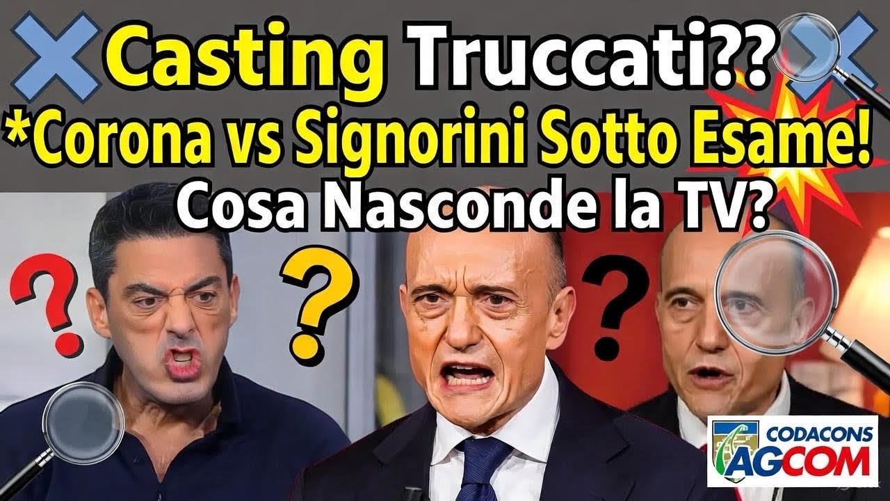 Casting Truccati in TV? Caso Corona vs Signorini Sotto Esame