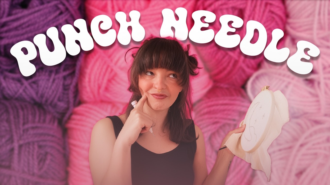 J'AI TESTÉ LE PUNCH NEEDLE ET J'AI FAIS N'IMPORTE QUOI...