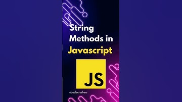 ⚡️Mastering Javascript String Methods | Code Crushers