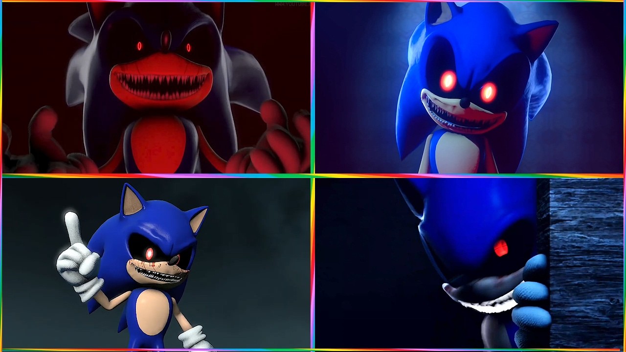 Sonic vs Sonic.exe 😱 | Coffin Dance Animation (AI 3D)