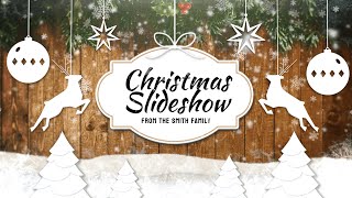 Free Merry Christmas Happy Moment Family Collage Slideshow Template - FlexClip