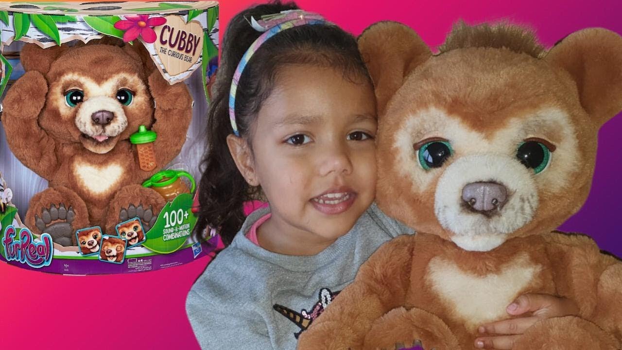 Hasbro FurReal Cubby the curious bear l FurReal friends | Hasbro - YouTube