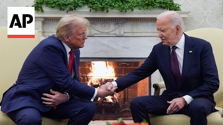Trump meets with Biden during return to Washington D.C.