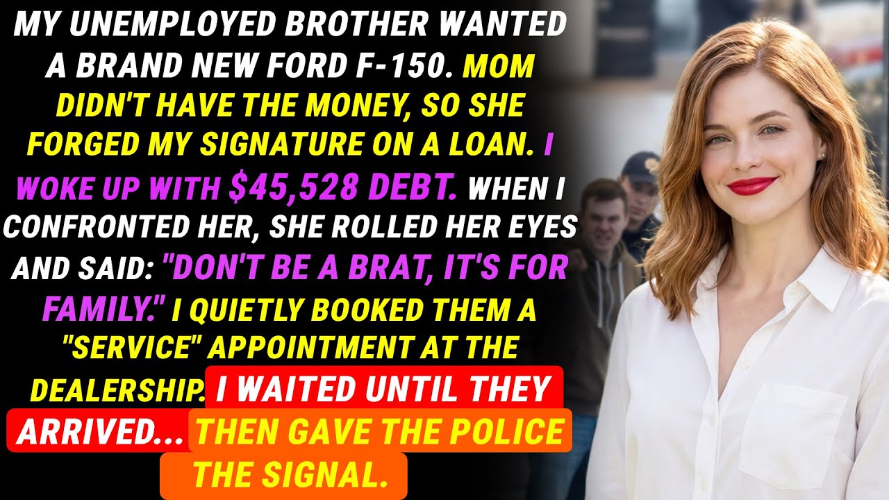 Mom took a $45,000 loan in my name. 