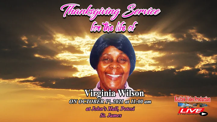 Thanksgiving Service for the Life of Virginia Wilson