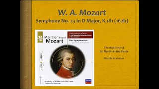 Mozart, Symphony 23, k.181 - Video Score - ASMF, Marriner