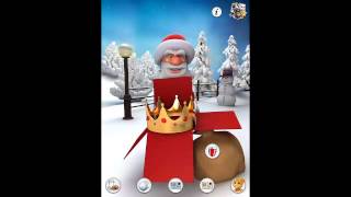 TALKING SANTA - New Funny Game for Kids - iPhone iPad iOS/ Android (Gameplay / Review) screenshot 2