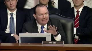 Sen. Lee Questions AG Nominee William Barr