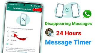 WhatsApp Default Message Timer New Update | WhatsApp Disappearing Message 24 Hours New Update 2021 screenshot 4