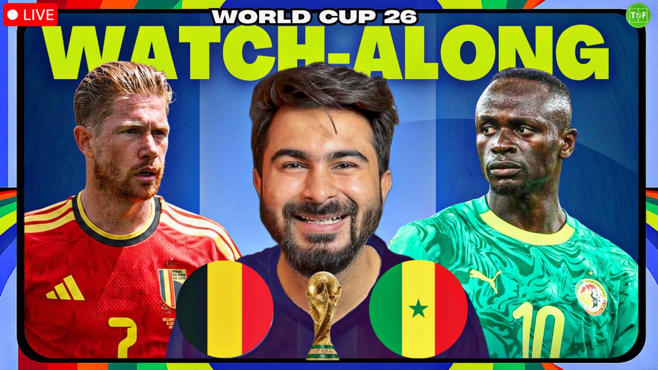 Belgium v Senegal RO32 FIFA World Cup LIVE Watchalong | TFHD