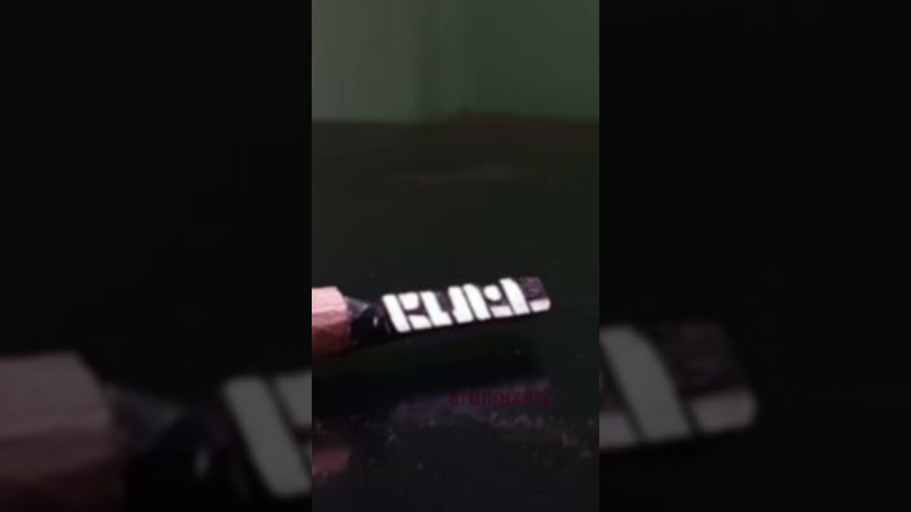 Pencil Carving of Petta Movie | Microart on Pencil tip | ArunPixart