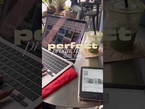 perfect productive day in a life vlog! pilates, matcha cafe, journalling, reading & studying 🖋️❤️
