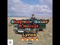 Shayfeen Babor Feat Hornet Lyrics كلمات