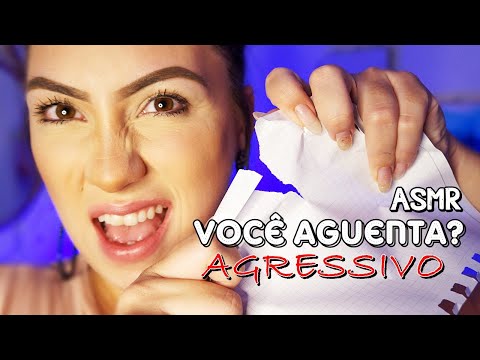 ⚠️VOCÊ AGUENTA UM ASMR AGRESSIVO NO SEU OUVIDO?