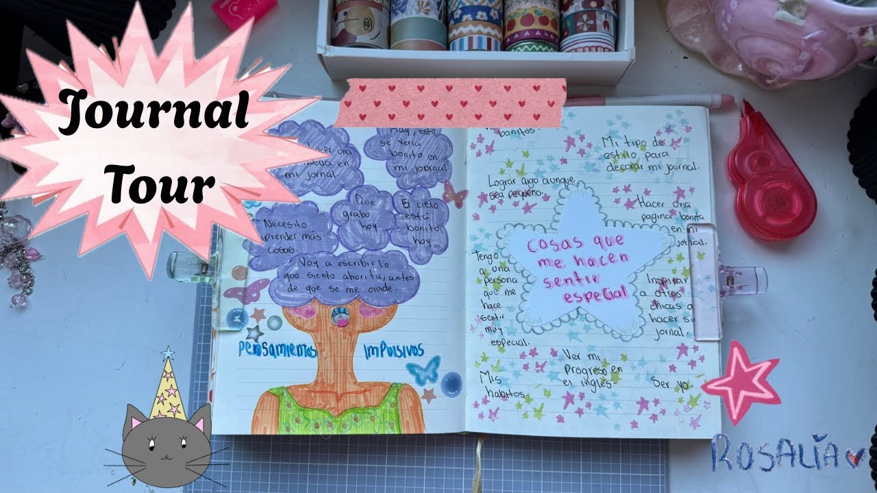 Tour completo por mi journal 🫶