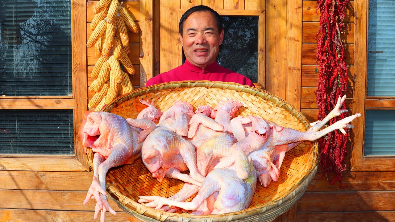 Лучший способ приготовить хрустящих цыплят! Вымочите их в сахаре и горячем масле!