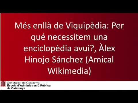 Vídeo: L’enciclopèdia Prendrà: De Què Us Dirà L’escombra