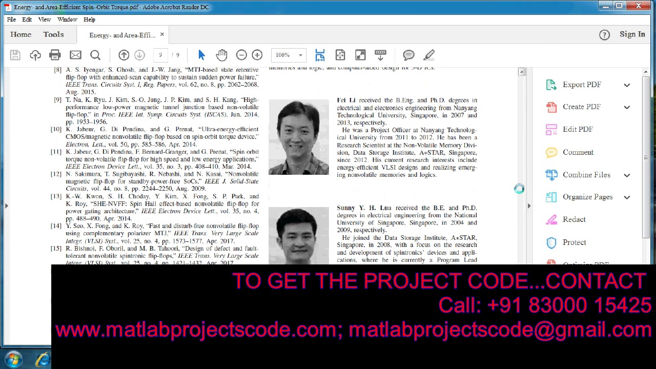 HSPICE code for Energy and Area Efficient Spin–Orbit Torque nonvolatile ...