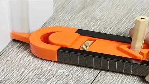 New Profile Scribing Ruler Contour Gauge with Lock Adjustable Locking Precise Woodworking Measuring