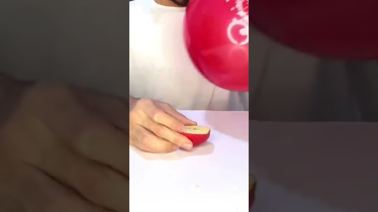 Apple balloon experiment with tholka007 