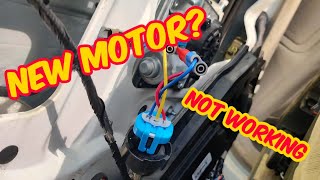 2003 Cadillac DHS 4.6l Driver Side Rear Window Not Working New Motor And Regulator