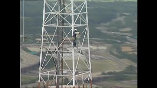 Tower Cam installed on CBS 6 Tower in Richmond, Virginia