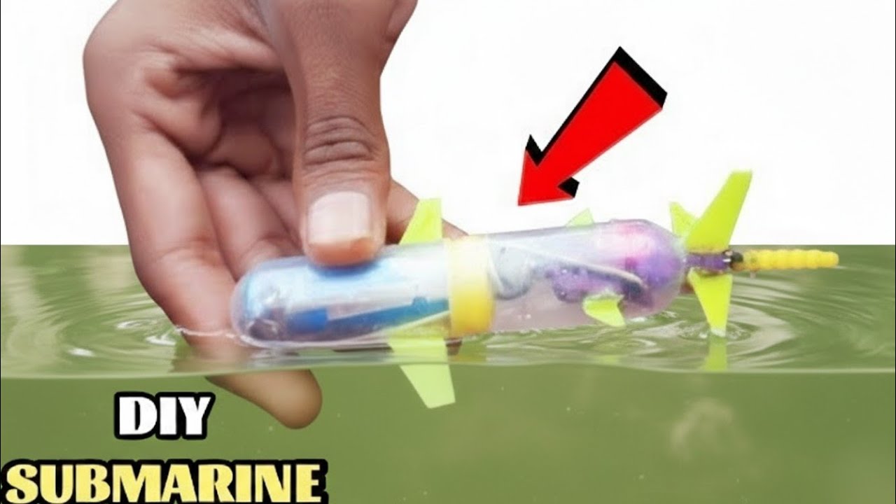 How To Make Submarine Using Plastic Bottle | @hacker4u