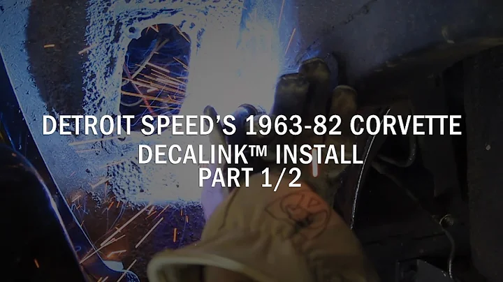 1963-82 Corvette Install - DECAlink™ Part 1/2 - Fabrication - Detroit Speed