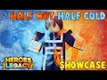 Half Hot Half Cold SHOWACASE/VS All Villain Bosses | Heroes Legacy | Roblox