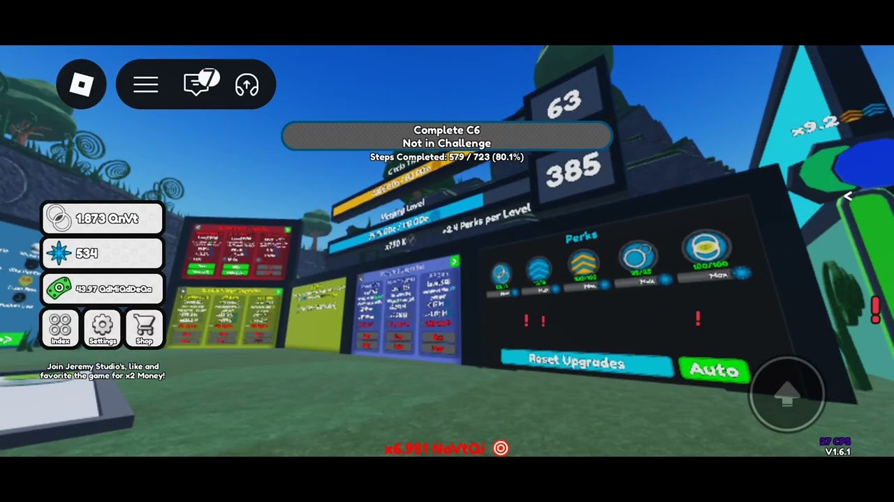 Roblox circle grinding incremental episode 33.