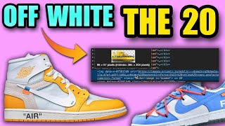 Off White X Nike - The 20 Revealed Off White Jordan 1 Air Force 1 Dunk More