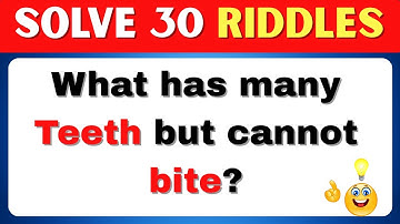 Solve the Riddles – Mind-Twisting Riddles with Answers 🔥 | Test your brain | Riddle Quiz